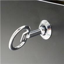 PATTUMIERA CESTINO BIDONE IN METALLO NERO RACCOLTA DIFFERENZIATA A TRE SCOMPARTI