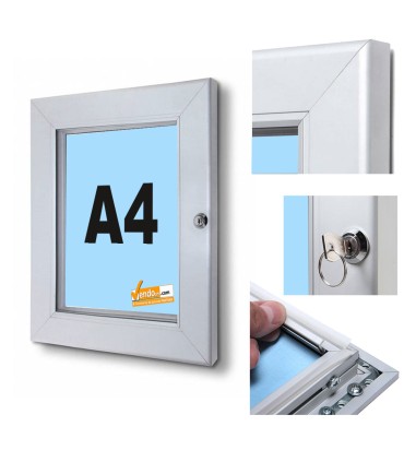 BACHECA DA INTERNO ESTERNO APERTURA A LIBRO ESPOSITORE CON SERRATURA CON LAVAGNA