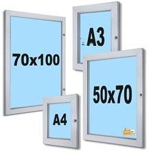 BACHECA DA ESTERNO APERTURA A LIBRO ESPOSITORE PUBBLICITARIO CON SERRATURA