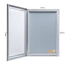 BACHECA DA ESTERNO APERTURA A LIBRO ESPOSITORE PUBBLICITARIO CON SERRATURA