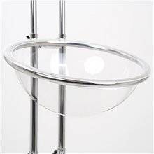 DETTAGLIO CESTA BANCARELLA MOBILE CARELLATA CON RUOTE DOPPIA CESTA ESPOSITORE IN METALLO DA PAVIMENTO