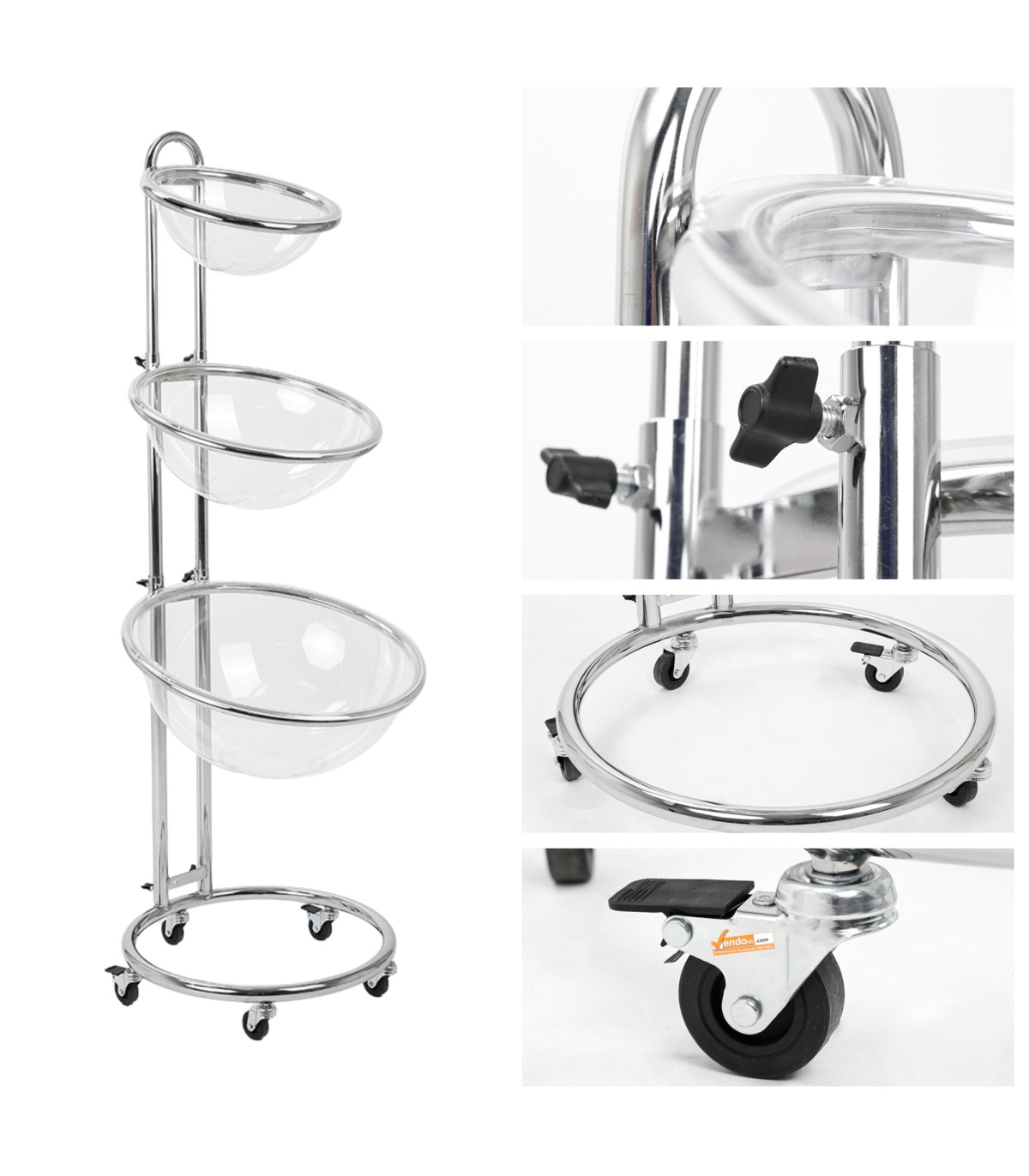 ESPOSITORE DEPLIANT RIVISTE A4 DA PAVIMENTO LEGGIO UFFICIO NEGOZIO AGENZIA SLV01