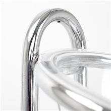 BANCARELLA MOBILE CARELLATA CON RUOTE 3 CESTONI ESPOSITORE IN METALLO DA PAVIMENTO DA TERRA TRIPLA CESTA TRASPARENTE