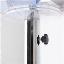 ESPOSITORE DEPLIANT RIVISTE A4 DA PAVIMENTO LEGGIO UFFICIO NEGOZIO AGENZIA SLV01