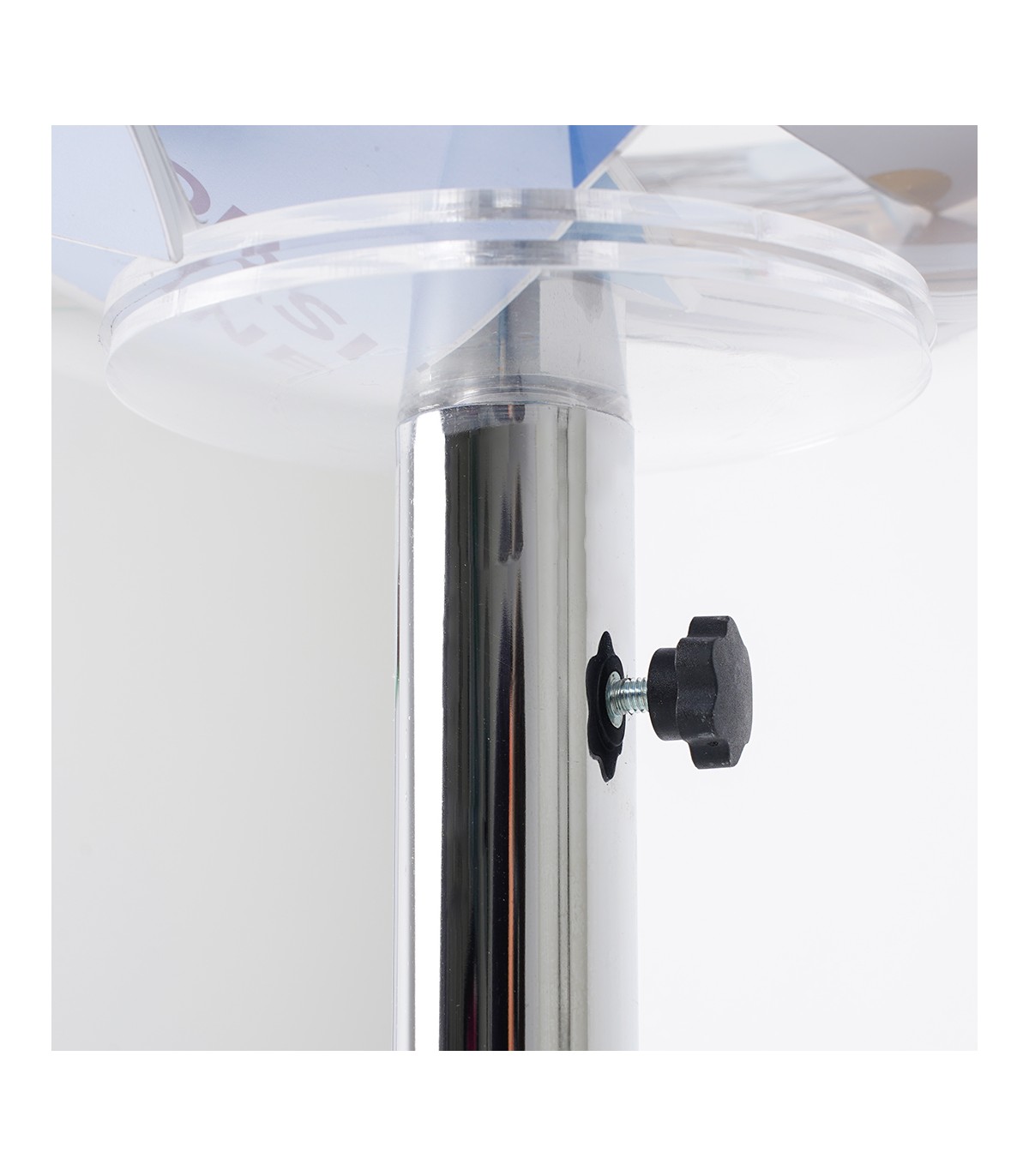 BANCARELLA ESPOSITORE DA PAVIMENTO CESTO CESTONE DELLE OFFERTE TRASPARENTE CON PORTA AVVISI ADATTO A NEGOZI FARMACIE SUPERMERCAT