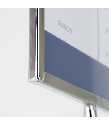 ESPOSITORE DEPLIANT RIVISTE A4 DA PAVIMENTO LEGGIO UFFICIO NEGOZIO AGENZIA SLV01