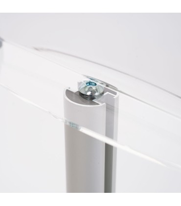 DETTAGLIO VITE  PORTA AVVISI ESPOSITORE PUBBLICITARIO DA PAVIMENTO CON PORTA AVVISI IN FORMATO A4