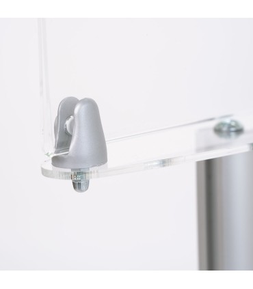 ESPOSITOREDETTAGLIO AGGANCIO PORTA AVVISI PUBBLICITARIO DA PAVIMENTO CON PORTA AVVISI IN FORMATO A4