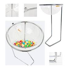 ESPOSITORE DEPLIANT RIVISTE A4 DA PAVIMENTO LEGGIO UFFICIO NEGOZIO AGENZIA SLV01