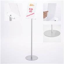 ESPOSITORE PUBBLICITARIO A4 DA PAVIMENTO PORTA AVVISI AVVISO INFORMAZIONI SLV08