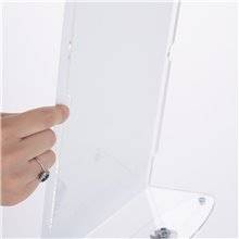 ESPOSITORE PUBBLICITARIO A4 DA PAVIMENTO PORTA AVVISI AVVISO INFORMAZIONI SLV08