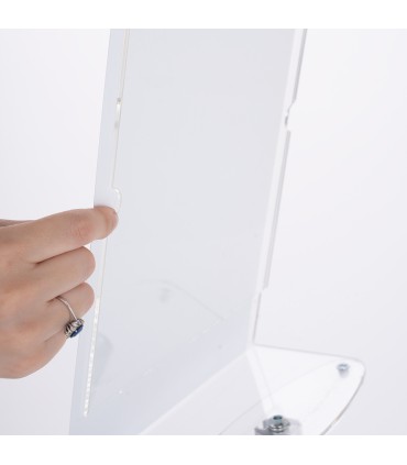 ESPOSITORE PUBBLICITARIO A4 DA PAVIMENTO PORTA AVVISI AVVISO INFORMAZIONI SLV08