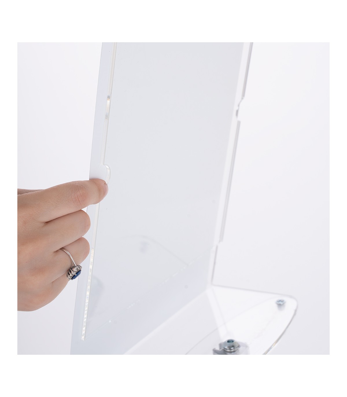 ESPOSITORE PUBBLICITARIO A4 DA PAVIMENTO PORTA AVVISI AVVISO INFORMAZIONI SLV08