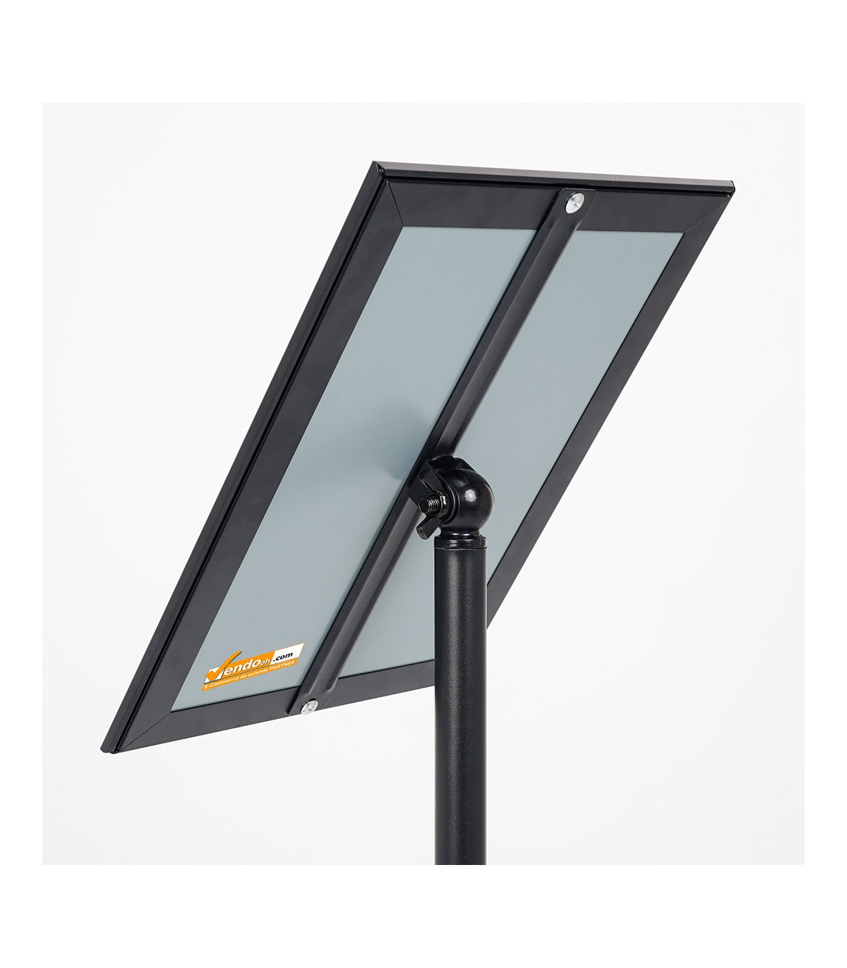 ESPOSITORE PUBBLICITARIO A LEGGIO DA PAVIMENTO CON CORNICE E BASE FORMATO A4