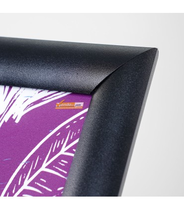 ESPOSITORE PUBBLICITARIO A LEGGIO DA PAVIMENTO CON CORNICE E BASE FORMATO A4