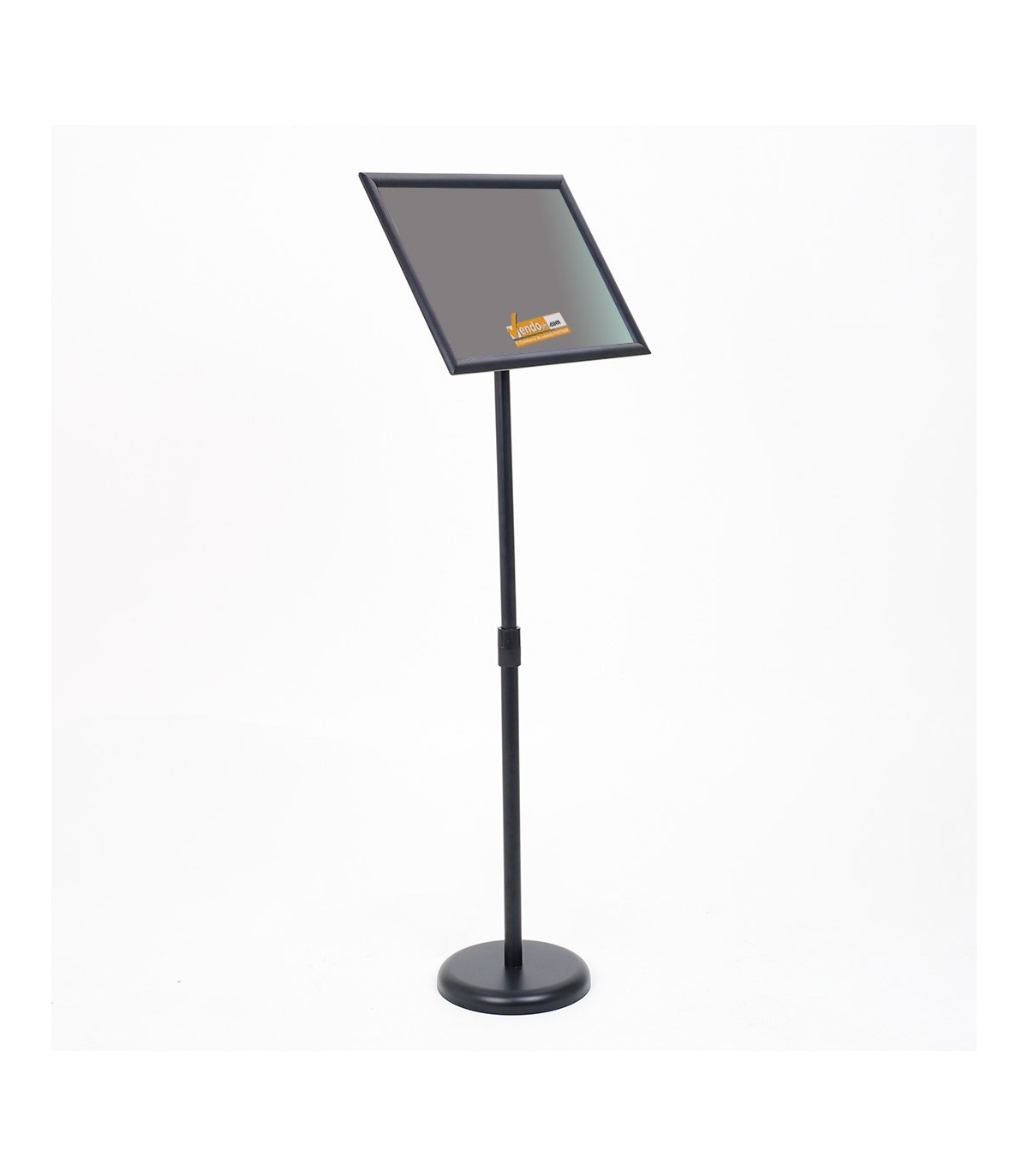 ESPOSITORE PUBBLICITARIO A LEGGIO DA PAVIMENTO CON CORNICE E BASE FORMATO A4