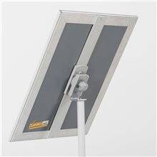 ESPOSITORE PUBBLICITARIO A LEGGIO DA PAVIMENTO CON CORNICE E BASE FORMATO A4