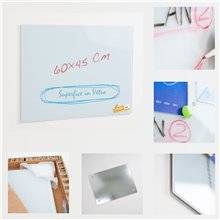 LAVAGNA MAGNETICA 60X45 PER UFFICIO SCUOLA SCRIVIBILE CON PENNARELLI BOARD021