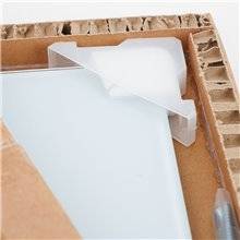 IMBALLO LAVAGNA MAGNETICA IN VETRO TEMPRATO 60X45 90X60 120X90 150X100 200X150 CM SCRIVIBILE