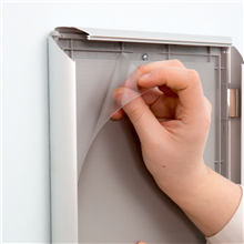 CORNICE ESPOSITIVA F.TO A4 PUBBLICITARI APPENDERE SU PARETE MURO NEGOZIO CRPT01