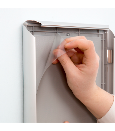 CORNICE ESPOSITIVA F.TO A4 PUBBLICITARI APPENDERE SU PARETE MURO NEGOZIO CRPT01