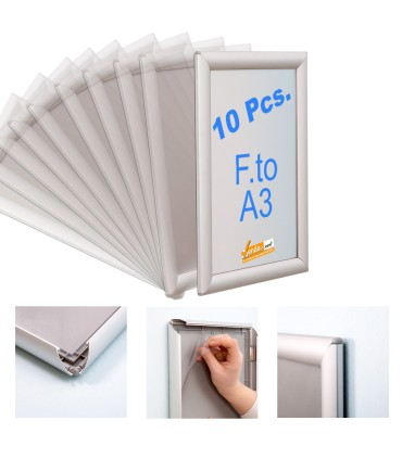 CORNICE ESPOSITIVA F.TO A4 PUBBLICITARI APPENDERE SU PARETE MURO NEGOZIO CRPT01