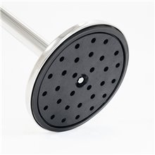 COLONNINA CROMATA TESTA PIATTA SEGNA PERCORSO DELIMITA AREA PER CORDONI INTRECCIATI E VELLUTATI