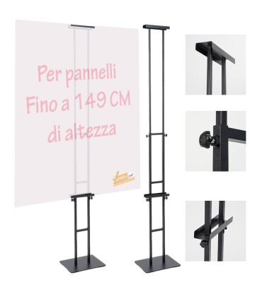 CORNICE ESPOSITIVA F.TO A4 PUBBLICITARI APPENDERE SU PARETE MURO NEGOZIO CRPT01