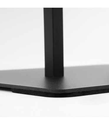 PIANTANA PUBBLICITARIA REGOLABILE IN ALLUMINIO NERO CAVALLETTO PORTA PANNELLI DA PAVIMENTO