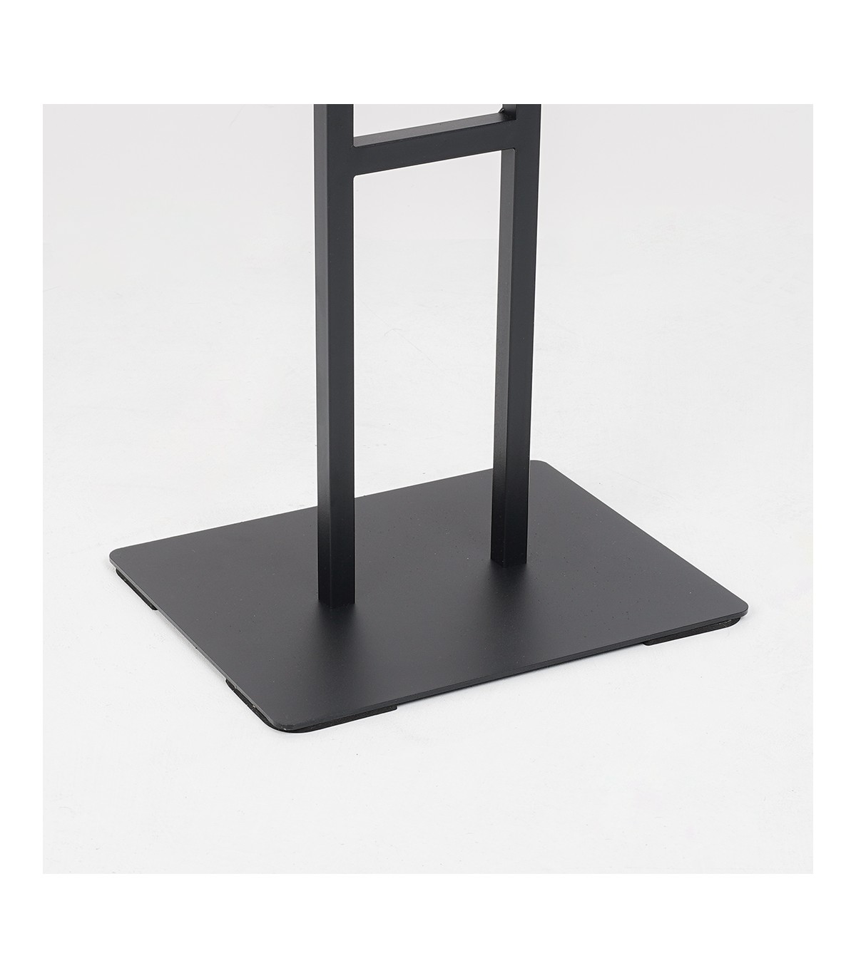 PIANTANA PUBBLICITARIA REGOLABILE IN ALLUMINIO NERO CAVALLETTO PORTA PANNELLI DA PAVIMENTO