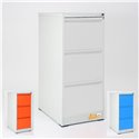 CLASSIFICATORI PER DOCUMENTI IN METALLO 46X102X62 - CASSETTI CON SERRATURA YALE GRIGIO BLU ARANCIONE