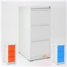 CLASSIFICATORI PER DOCUMENTI IN METALLO 46X102X62 - CASSETTI CON SERRATURA YALE GRIGIO BLU ARANCIONE