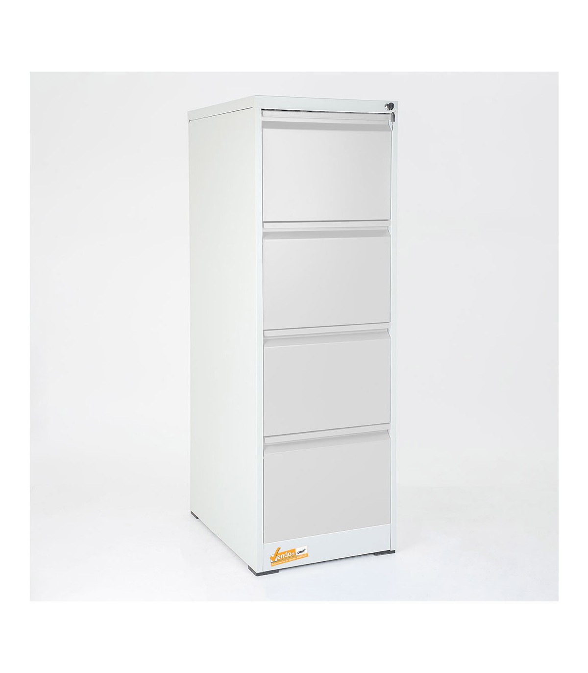 CLASSIFICATORI PER DOCUMENTI IN METALLO 46X132X62  4 CASSETTI CON SERRATURA YALE GRIGIO BLU ARANCIONE