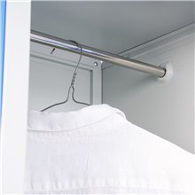 ARMADIETTI SPOGLIATOIO IN METALLO 38X180X42 - 1 ANTA FINITURE GRIGIO BLU ARANCIONE GIALLO VERDE