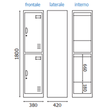 PARETE DIVISORIA IN POLICARBONATO TRASPARENTE UFFICIO STUDIO NEGOZIO WHL800/ST