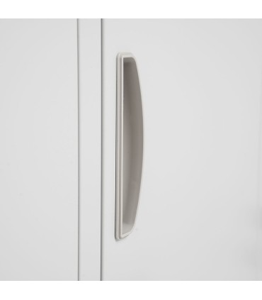 ARMADIETTI SPOGLIATOIO IN METALLO 85X180X42 - 3 ANTE AFFIANCATE FINITURE GRIGIO BLU ARANCIONE GIALLO VERDE