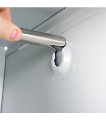 ARMADIETTI SPOGLIATOIO IN METALLO 85X180X42 - 3 ANTE AFFIANCATE FINITURE GRIGIO BLU ARANCIONE GIALLO VERDE