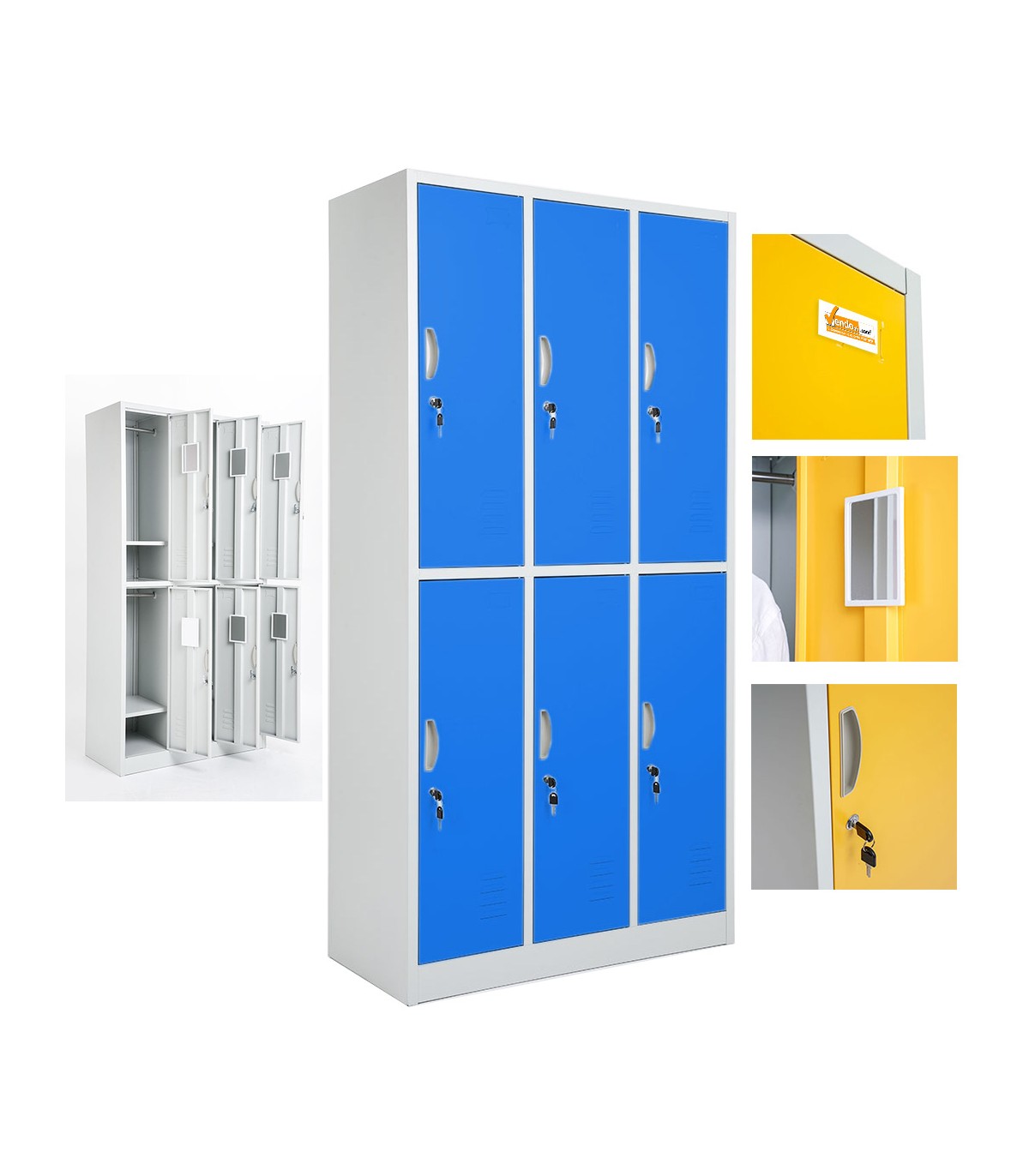 PARETE DIVISORIA IN POLICARBONATO TRASPARENTE UFFICIO STUDIO NEGOZIO WHL800/ST