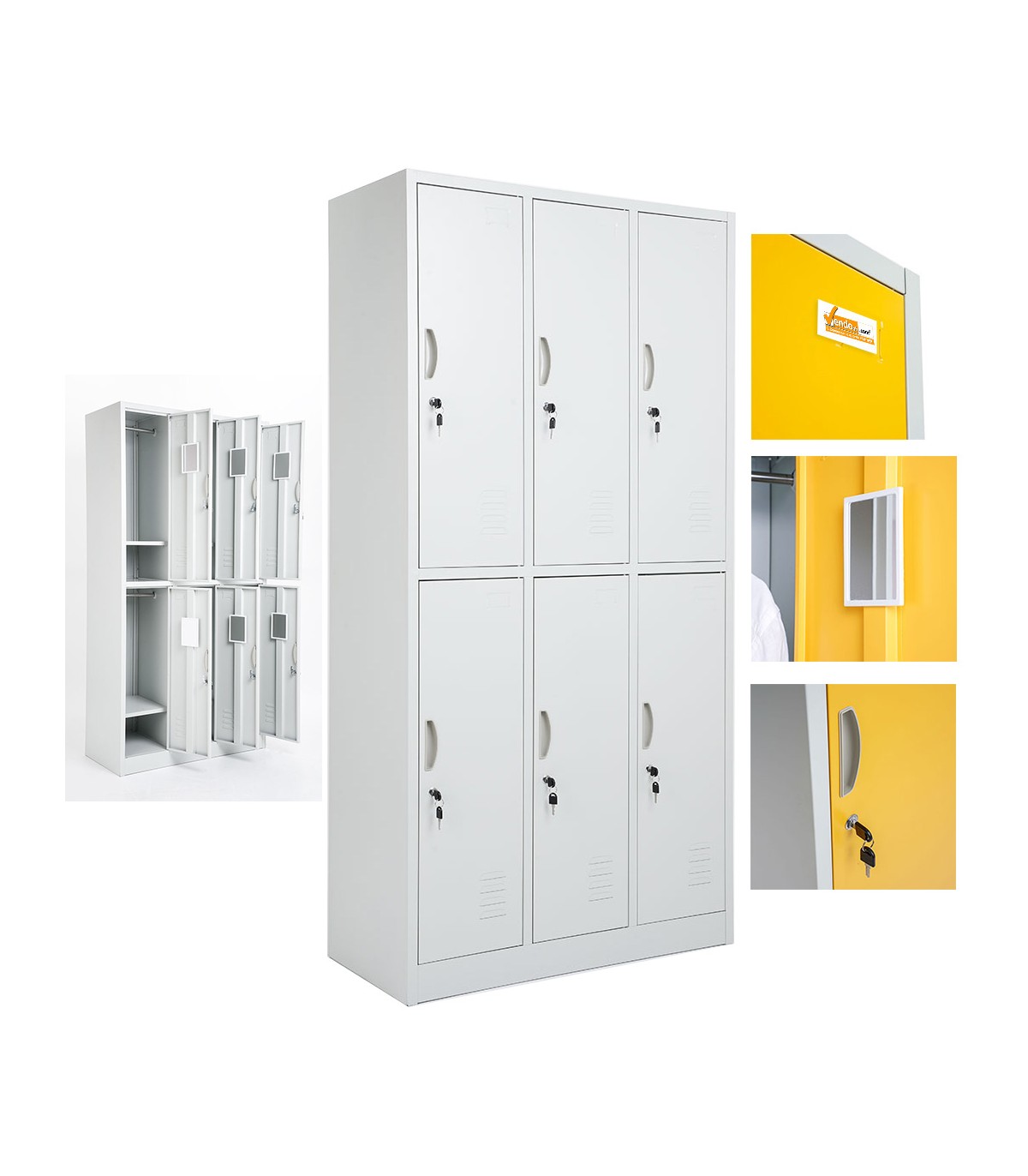 PARETE DIVISORIA IN POLICARBONATO TRASPARENTE UFFICIO STUDIO NEGOZIO WHL800/ST