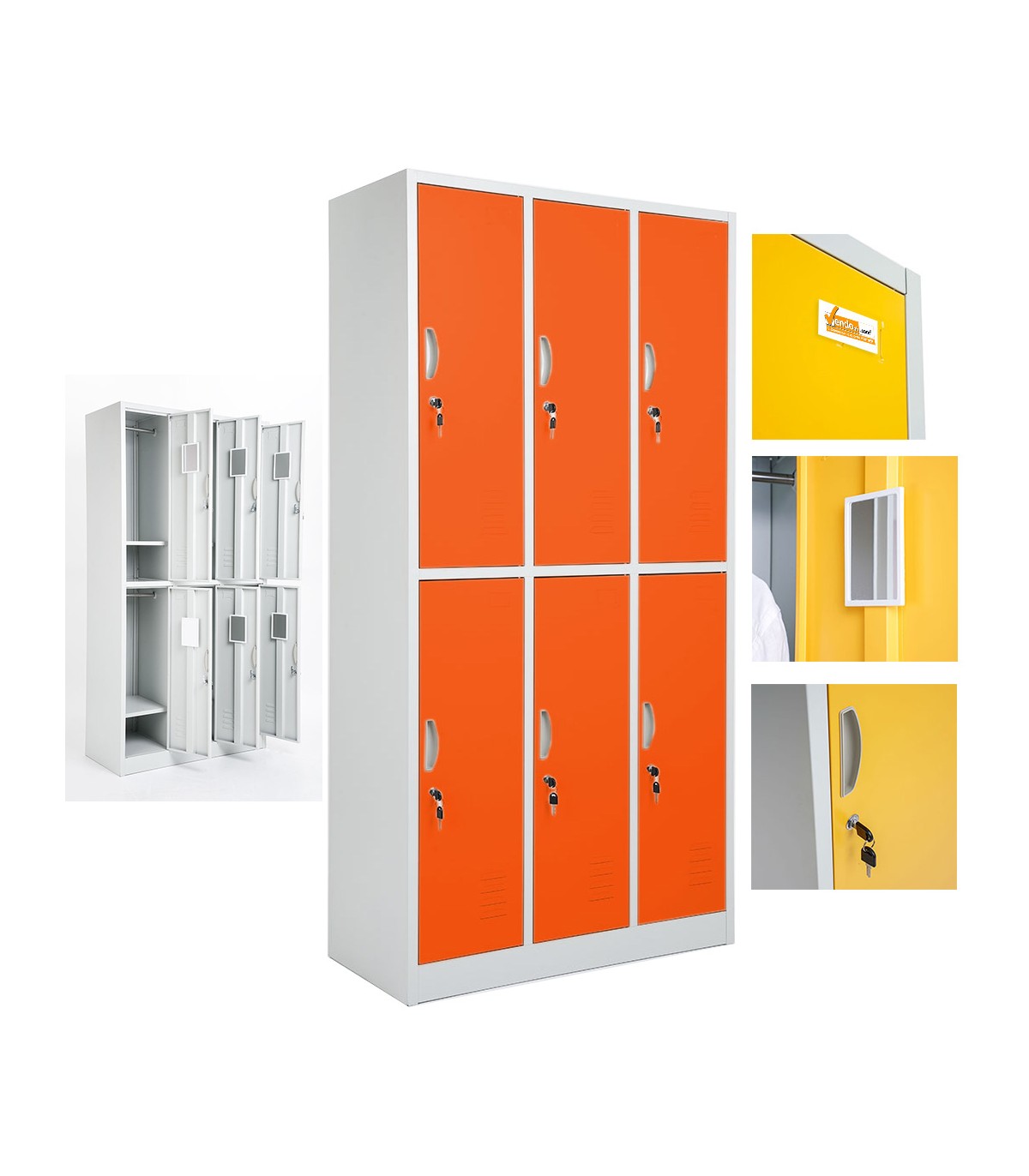 PARETE DIVISORIA IN POLICARBONATO TRASPARENTE UFFICIO STUDIO NEGOZIO WHL800/ST