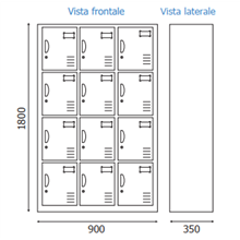 PARETE DIVISORIA IN FOREX NERA PER UFFICIO STUDIO NEGOZIO RECEPTION WHL800N