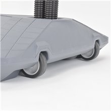 ESPOSITORE PUBBLICITARIO A CAVALETTO BIFACCIALE ANTI VENTO CON ZAVORRA 70X100 CON CORNICI A SCATTO