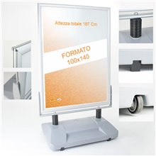CORNICE ESPOSITIVA CAVALLETTO PUBBLICITARIO 70x100 ESPOSITORE CRBF02