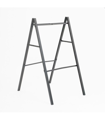 CAVALLETTO PUBBLICITARIO BIFACCIALE PER PANNELLI NON COMPRESI IN METALLO RIPIEGABILE FACILMENTE TRASPORTABILE