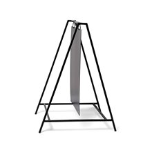 CAVALLETTO PUBBLICITARIO BIFACCIALE PANNELLI NERI MAGNETICI SCRIVIBILI 60X90