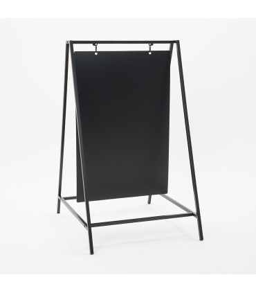 CAVALLETTO PUBBLICITARIO BIFACCIALE PANNELLI NERI MAGNETICI SCRIVIBILI 60X90