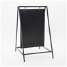 CAVALLETTO PUBBLICITARIO BIFACCIALE PANNELLI NERI MAGNETICI SCRIVIBILI 60X90