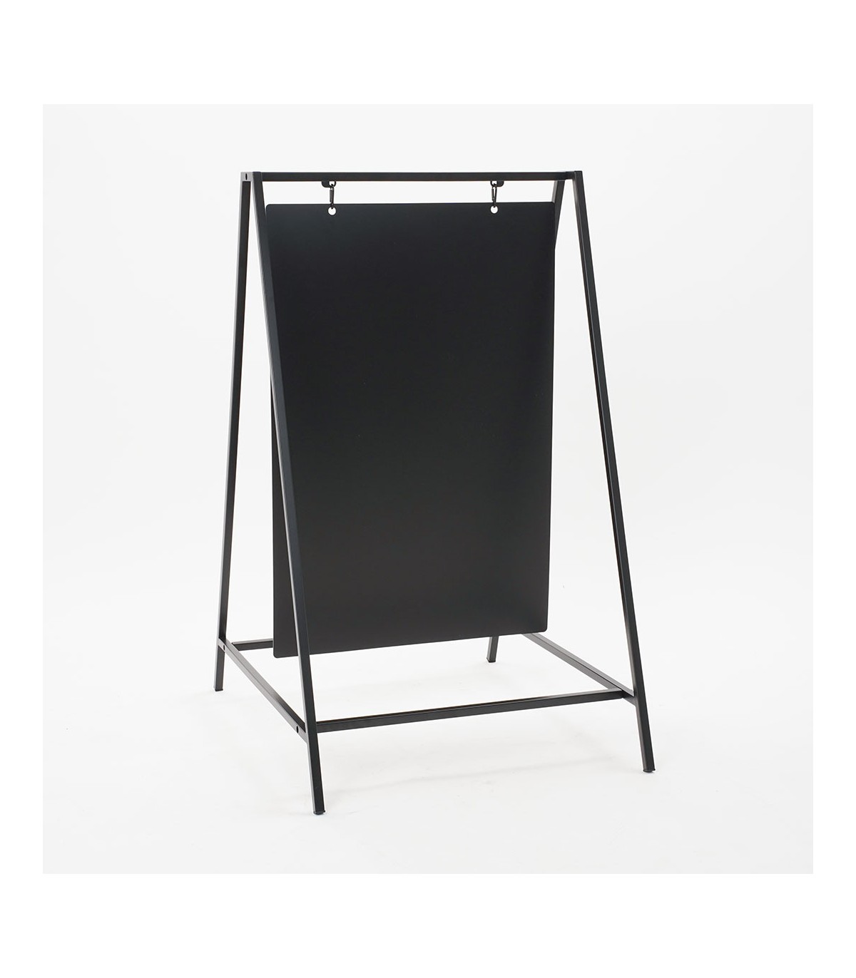 CAVALLETTO PUBBLICITARIO BIFACCIALE PANNELLI NERI MAGNETICI SCRIVIBILI 60X90