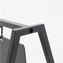 CAVALLETTO PUBBLICITARIO BIFACCIALE PANNELLI NERI MAGNETICI SCRIVIBILI 60X90