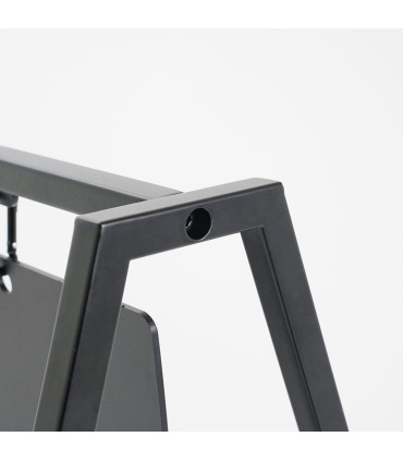 CAVALLETTO PUBBLICITARIO BIFACCIALE PANNELLI NERI MAGNETICI SCRIVIBILI 60X90